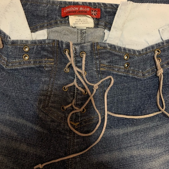 london Blue Jesns Denim - 💥Vintage Ladies Jeans with Tie Front💥